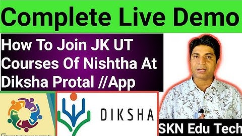 Nishtha Courses At Diksha Protal // How To Join JK UT Nishtha Courses On Diksha App With Live Demo