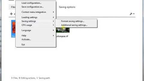 Alter multipage settings during image conversion with reaConverter