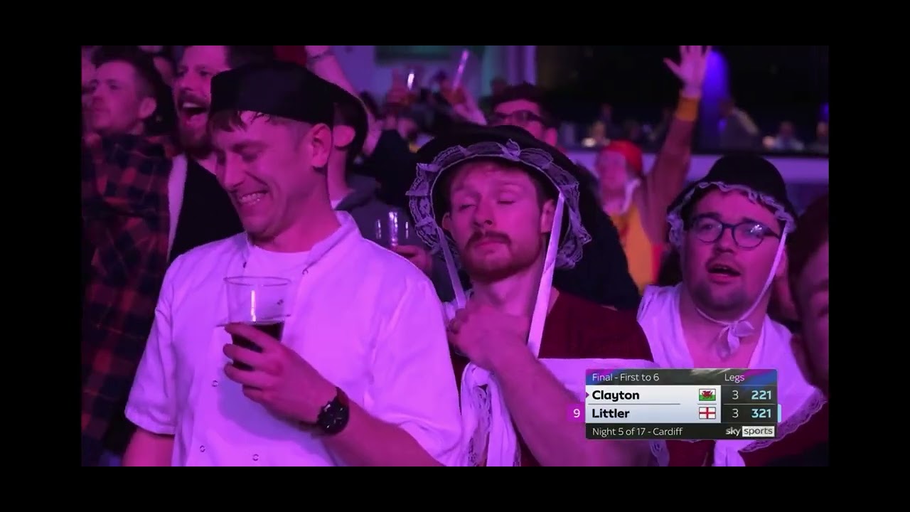 jonny clayton vs luke littler premier league night 5 FINAL