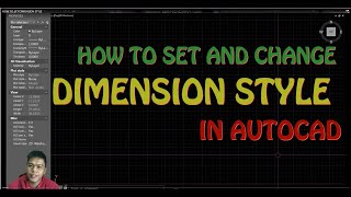 AUTOCAD TUTORIAL (TAGALOG )  - HOW TO SET DIMENSION STYLE