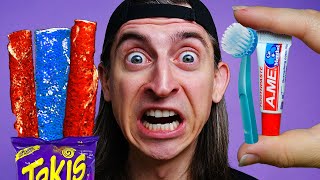 Do Giant Food's Cause Cavities !? *ASMR Mukbang* challenge