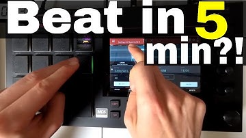 Akai Mpc Live Beat Making - 5 Minutes to make a Beat!