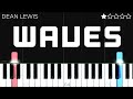 Dean Lewis - Waves | EASY Piano Tutorial