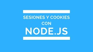 Introduction to Cookies and Sessions with Node.js - 1 - Initializing the Project