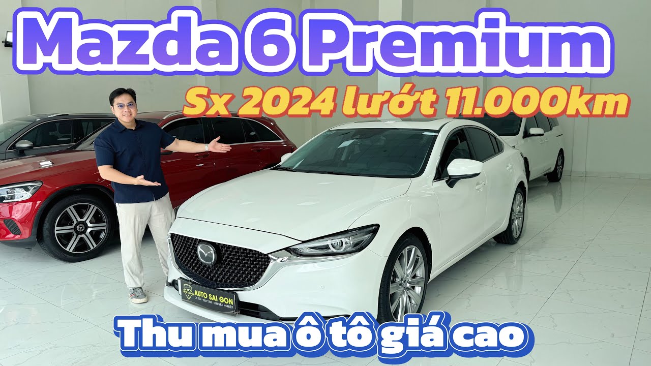 Mazda 6 Premium 2024 lướt đẹp như mới | Thu mua ô tô giá cao | Nguyễn Hưng Auto