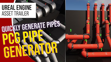 UE5 l Effortless Procedural Pipe Generation Tool l Unreal Engine 5 (Trailer)