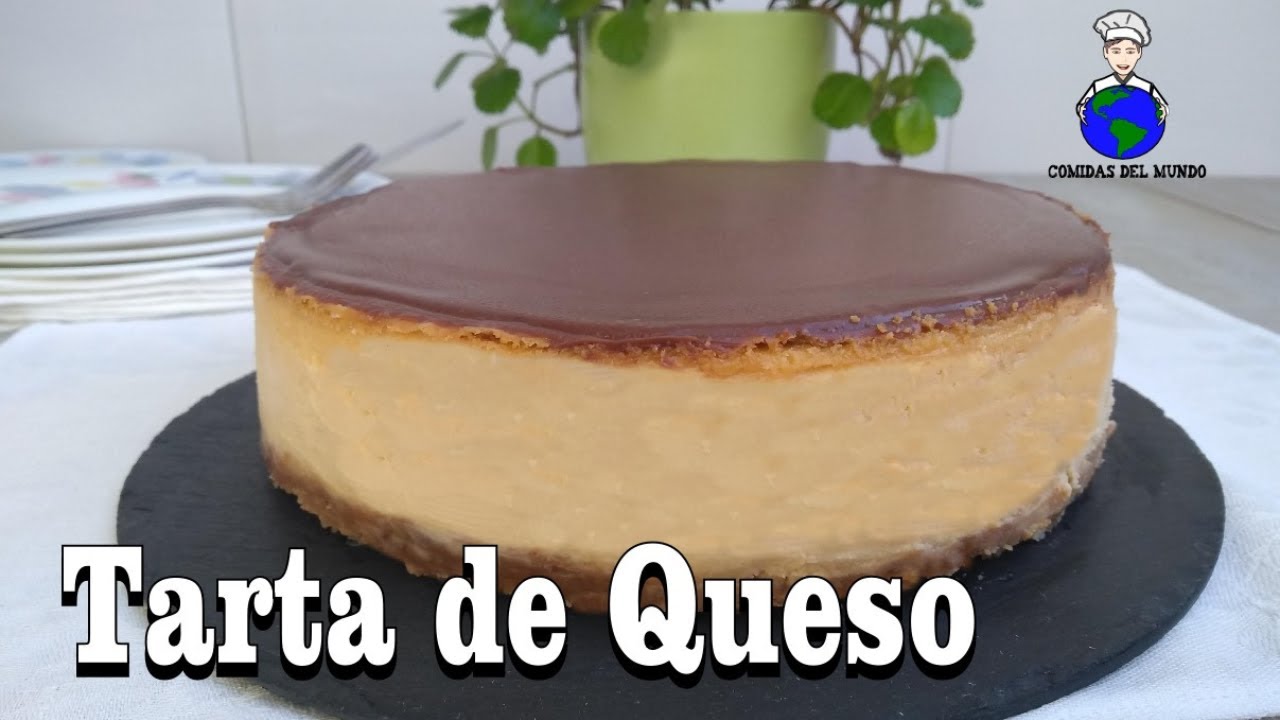 Tarta de Queso o Cheesecake con Cobertura de Chocolate | Receta Deliciosa y Cremosa.