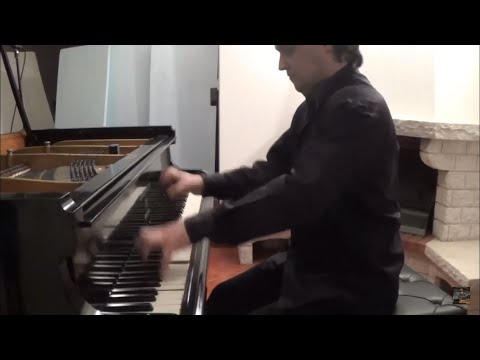 Chopin's 'Revolutionary Etude' in Octaves, played by Antonio Domingos (Faster Version)