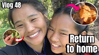 V-48 Back to myjus home 🏡 l Return to NISHA's 🏡lNepal Family Vlog 🇳🇵 l Nepal Vlog 🇳🇵l #nepal