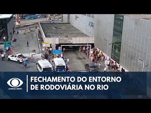 Eduardo Paes anuncia fechamento do entorno da Rodoviária Novo Rio (RJ)