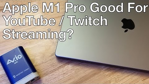 Apple M1 Pro Capture and Encoding for YouTube / Twitch Streaming using Epiphan Capture Card Device