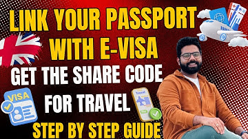 How to Link Your Passport with UK eVisa & Access Share Code| 8min Step by Step Guide| Malayalam