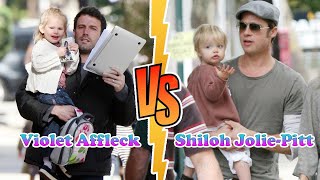 Shiloh Jolie-Pitt Vs Violet Affleck (Ben Afflecks Daughter) Transformation ★ From Baby To 2021