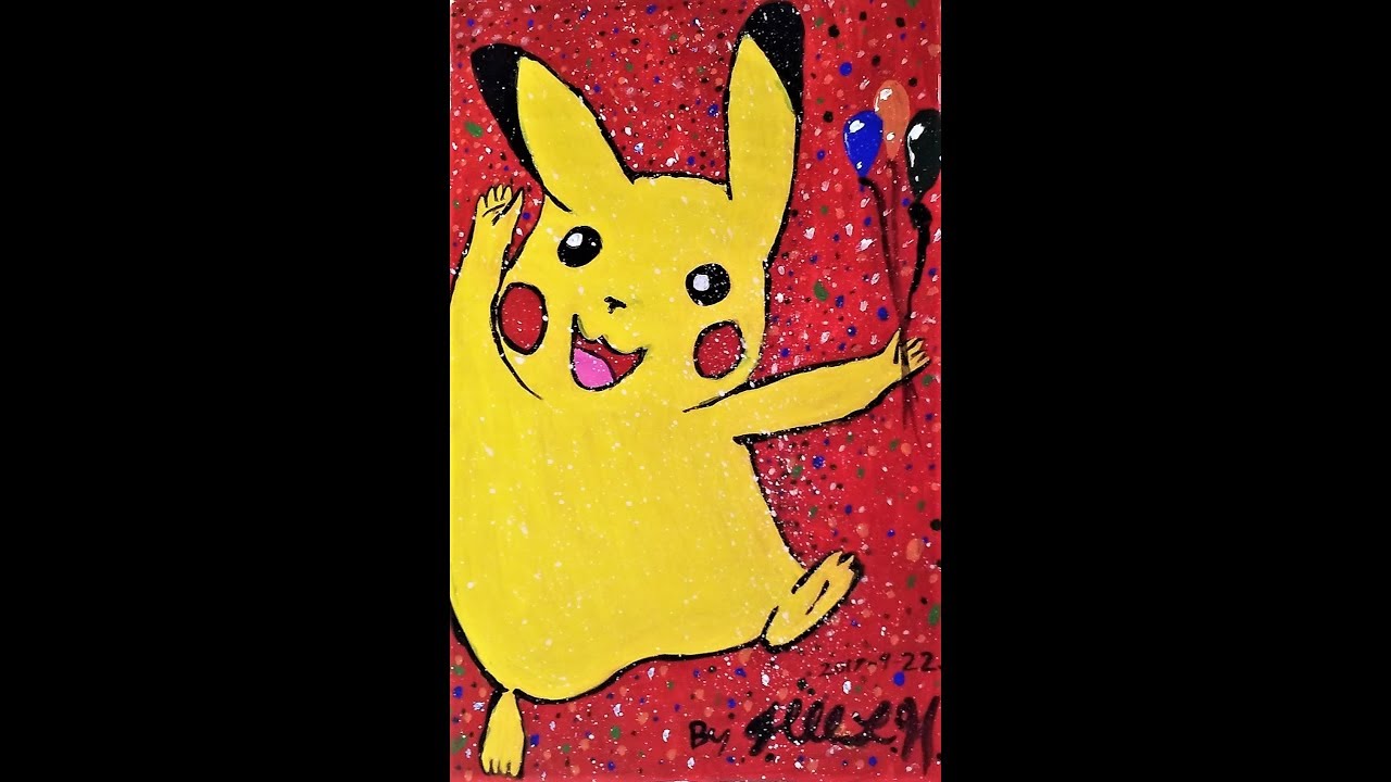 How to Paint Pikachu with acrylics/ Tuesday Tutorial 02 - YouTube