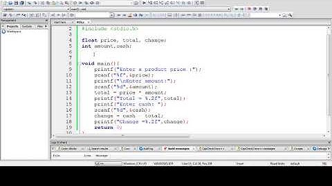 EP3. การเขียนโปรแกรมรับข้อมูลจากแป้นพิมพ์ในภาษาซี