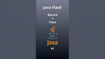 Java Record vs Class: Simpler Data Models! | Java Flash #2 #java  #dev  #records