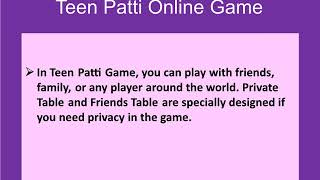Teen Patti Online Game screenshot 3