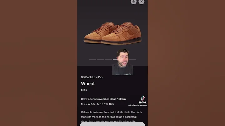 dunk SB Wheat #sneaker #sneakerheads #nikeshoes #dunk #nikesneakers #sbdunks #sneakerculture