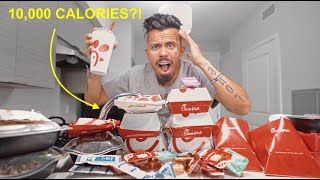 I Tried to Eat 10,000 CALORIES of Chick-Fil-A while Answering Your Questions...