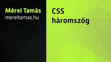 CSS háromszög