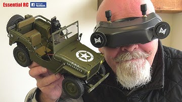 QUICK and EASY FPV CONVERSION ! RC Willys MB Jeep | Caddx Walksnail Avatar HD FPV System