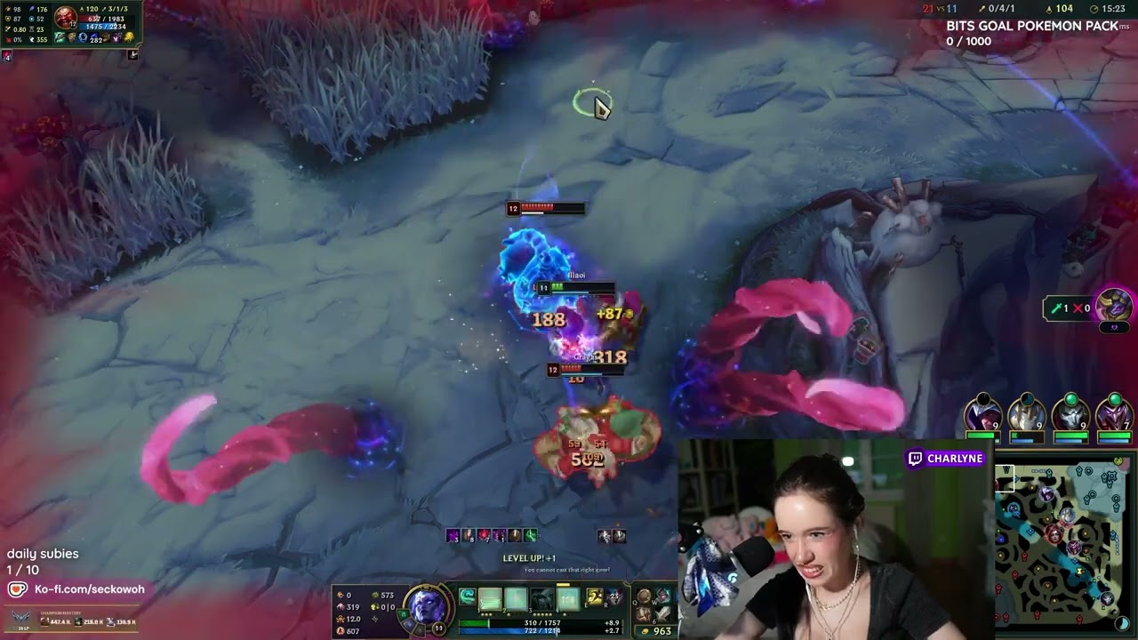 Чарлин полностью сломала лодыжки ГРАГАСА с помощью ИЛЛАОИ!