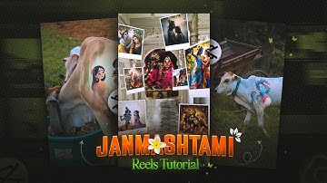 Janmashtami Reels Editing Tutorial | 3d Photo Frame | Capcut Video Editing