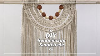 DIY Semicírculo Macrame/ DIY Macrame Semicircle