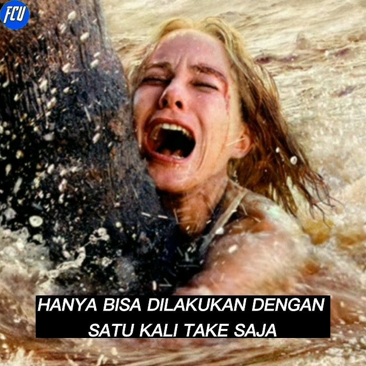 Pengambilan adegan Tsunami di film The Impossible, hanya bisa dilakukan satu kali take saja.
