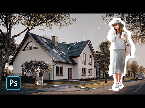 Adding 2D People to Visualizations using Photoshop | Tutorial