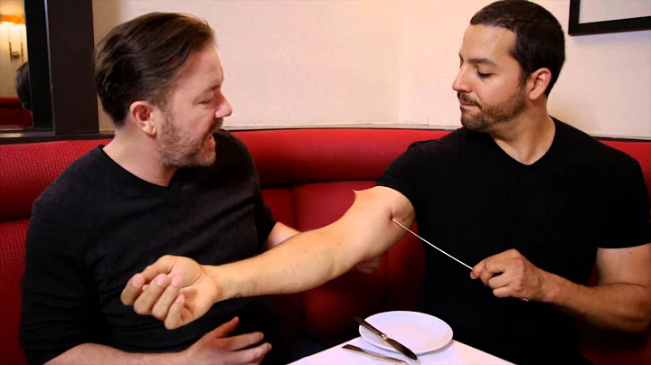 Ricky Gervais Sees Pierced Arm: Real or Magic | Da...