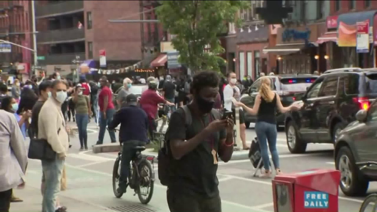 Huge protests moves through Upper East Side YouTube