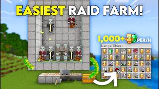 NEW Easiest Raid Farm Minecraft Bedrock 26.4 !