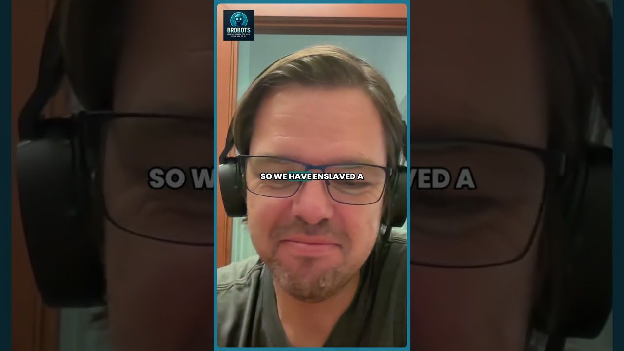 🤖 "The term robot literally means slave. 

We've enslaved a technology that might have consciousnes