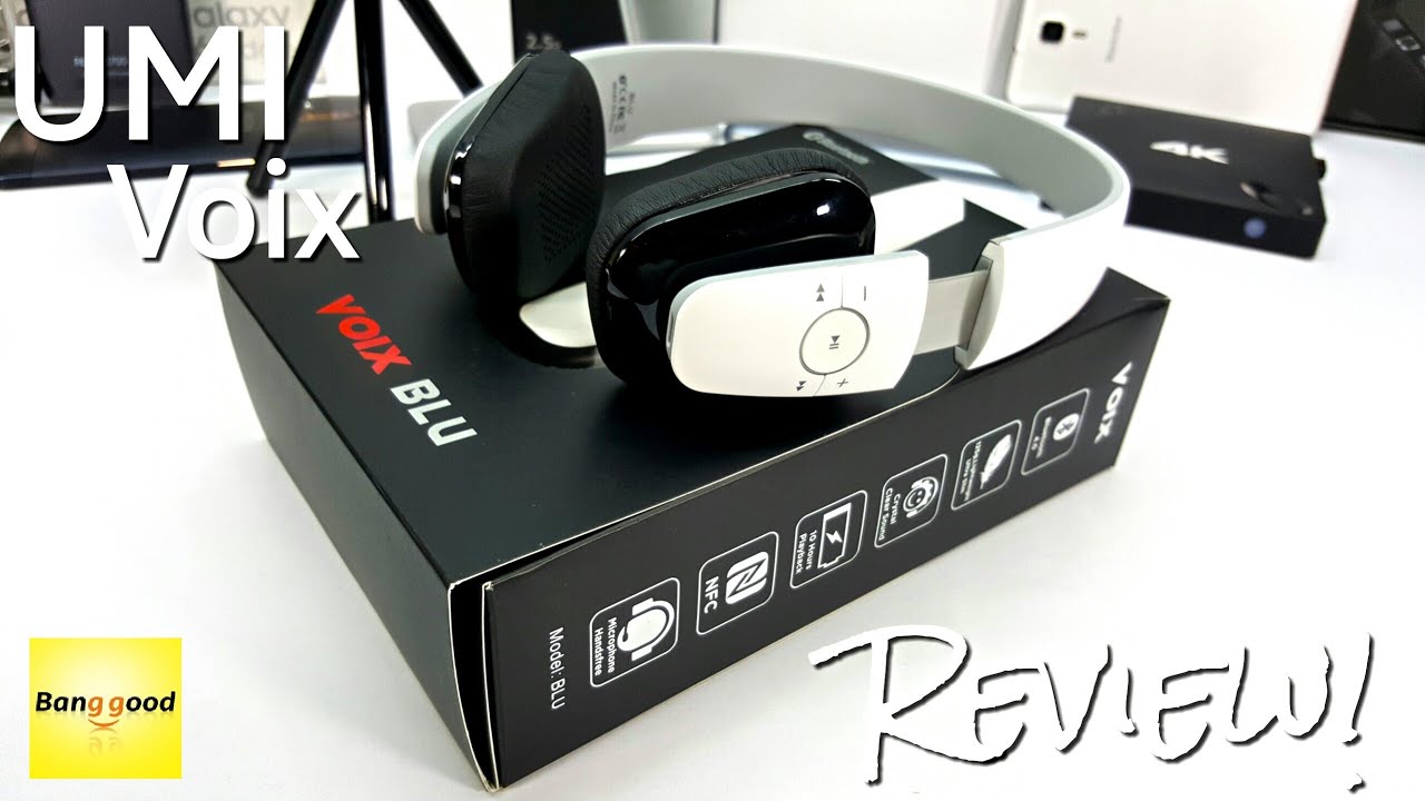 UMI Voix Blu Headphones [Unboxing & Review] Bluetooth/NFC 10HRS