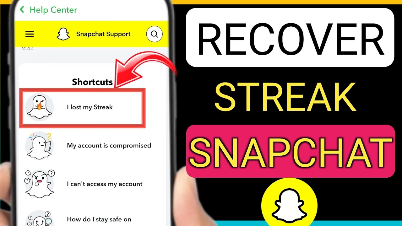 How to Recover Your Lost Snapchat Streak | Restore Your Snapstreak Fast"