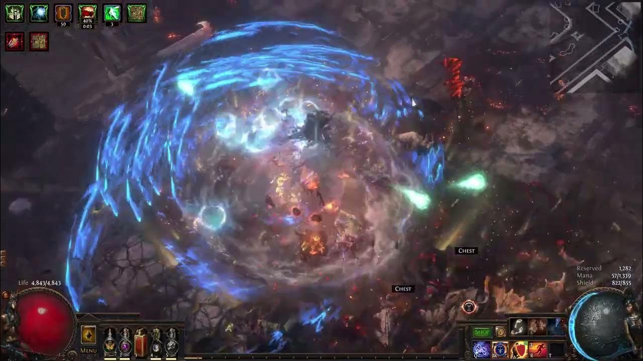 Ignite vortex elemantalist 3.20 path of exile city square YouTube