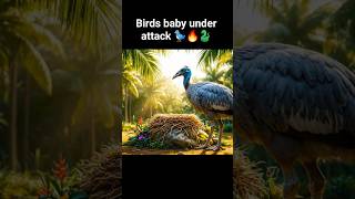Big anaconda attack on the bird nest #anaconda #attack #rescue #bird