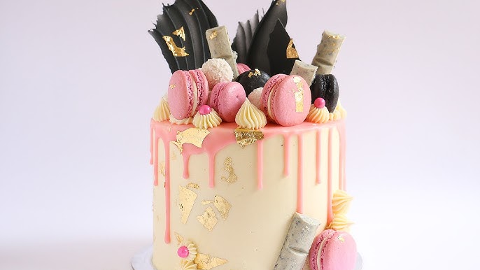 STUNNING Gold Leaf CAKE DECORATING- Rosie's Dessert Spot 