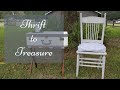 Thrift to Treasure | Up-cycled Project | Thrift Store Makeover | Farmhouse DIY