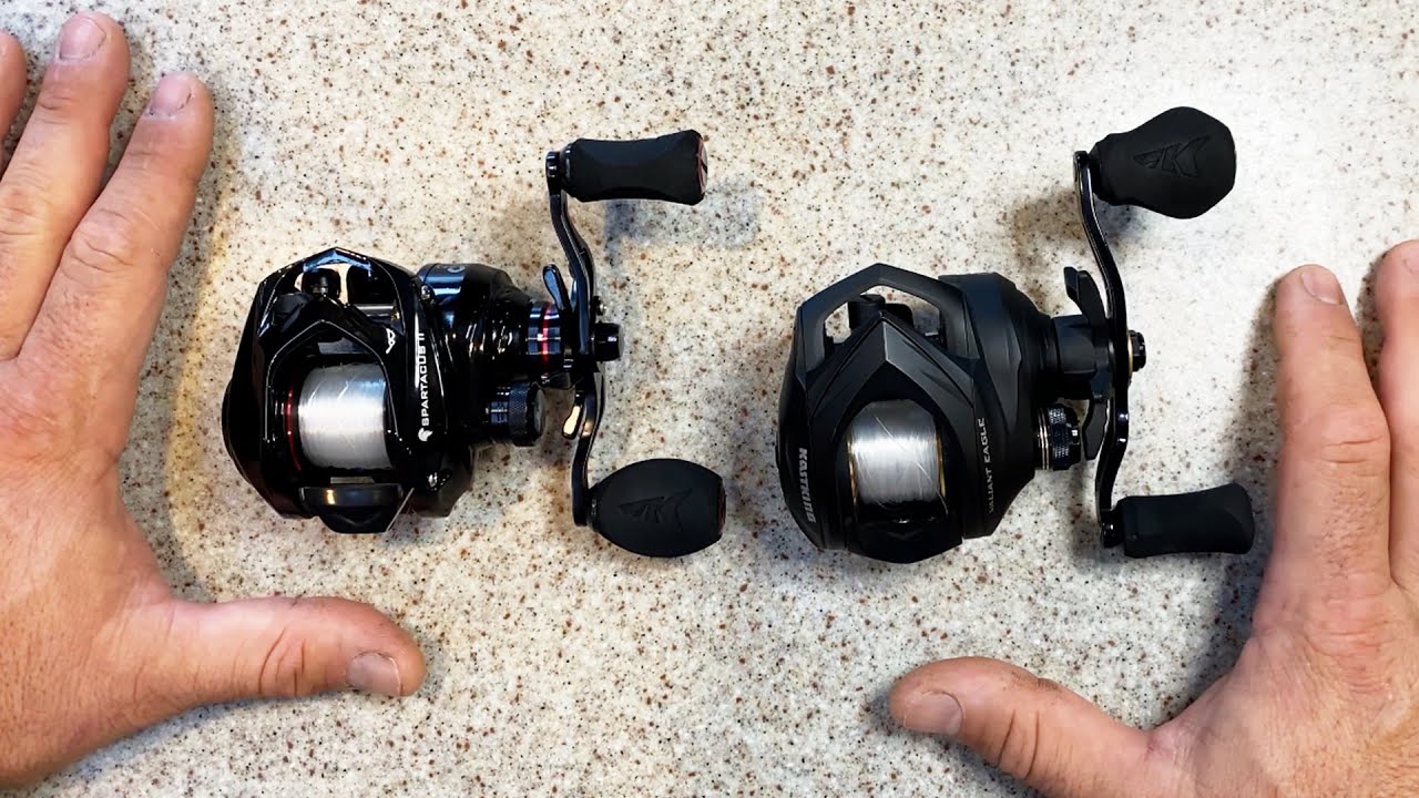 BAITCASTER COMPARISON UNDER 50 KastKing Spartacus II Baitcaster vs