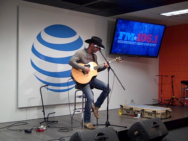 Craig Campbell - Outskirts of Heaven - LIVE in the FM106.1 AT&T Access Granted Lounge 2-16-17