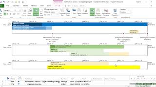 MANAGEMENT YOGI:MSP LIVE LESSONS-Guaranteed Learning:Video 12.6 Multiple Timelines-Reporting Project