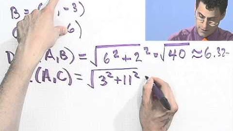 Triangles and Distance