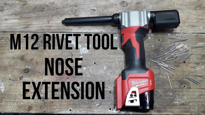 Milwaukee M12 Rivet Tool Nose Extension Tutorial