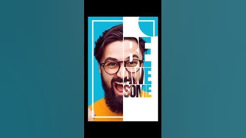 Easy Half Face Typography in Canva | Creative Canva Text Effect Tutorial #shorts