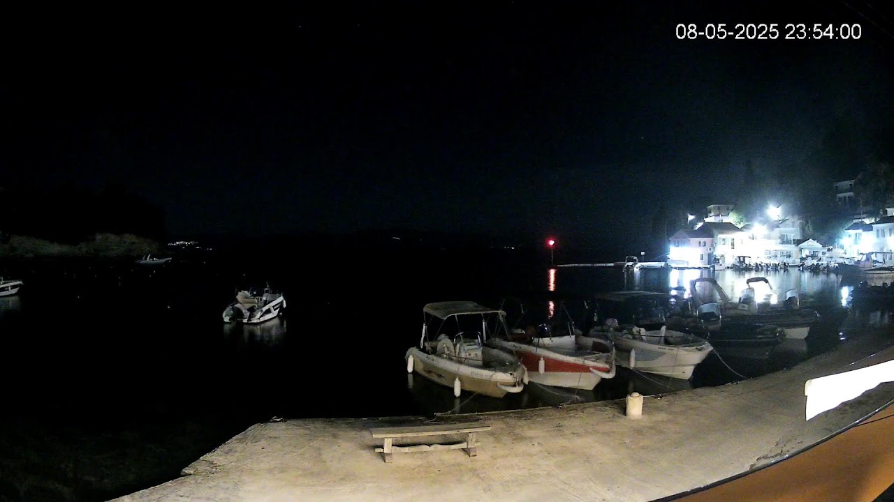 Loggos, Paxos Webcam | Live Streaming | Panos Boats & Trips