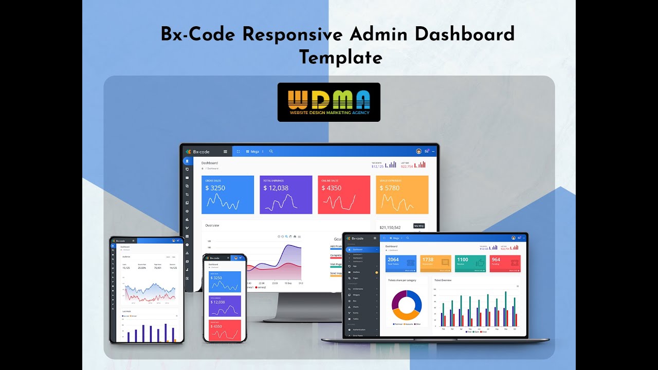 Bx Code – Flexible Admin Dashboard UI Kit With Bootstrap Templates ...