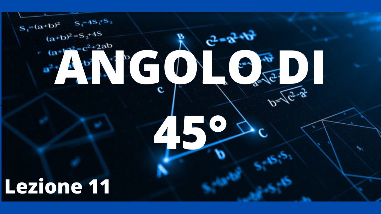 Seno e coseno di 45°
