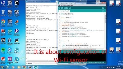 Arduino and ESP8266 Wi-Fi sensor